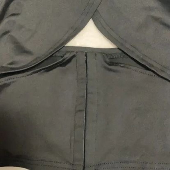 Crisscross neck corset underbust top - Picture 3 of 5